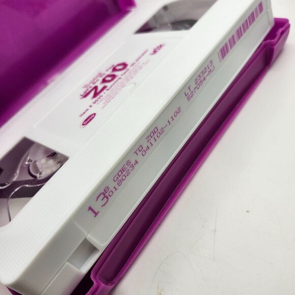 Barney Lets Go To The Zoo VHS 2001 Lyons Purple Case - Picture 4 of 5